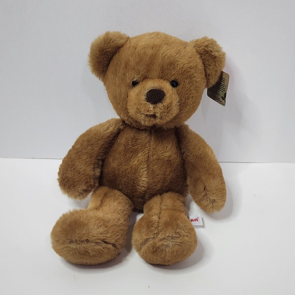 Aurora Softie Bear Dark Brown Teddy Plush Bean Bag 11" NEW 092943017801
